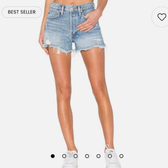 Agolde Parker Cut Off Shorts - Size 26 - Picture 4 of 6